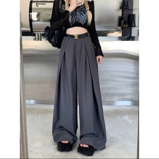Women's Hight waist trouser with belt